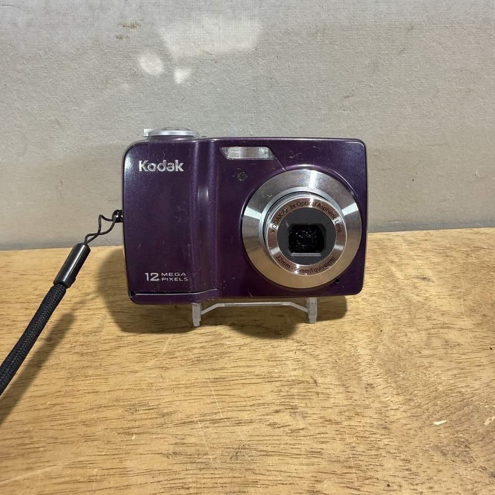 Kodak EasyShare C182 Compact Digital Camera 12.2MP 3x Zoom Purple Tested Y2K CB
